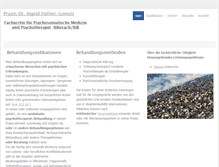 Tablet Screenshot of praxis-haefner-gonser.de